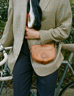 Load image into Gallery viewer, Borella Brown Leather Crossbody/Shoulder Mini Bag
