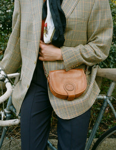 Borella Brown Leather Crossbody/Shoulder Mini Bag