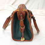 Load image into Gallery viewer, Dooney &amp; Bourke Green Leather Handbag
