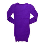 Load image into Gallery viewer, D &amp; G Purple Wool V-neck Jumper Dress
