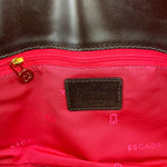 Load image into Gallery viewer, Escada Chocolate Brown Baguette Shoulder Bag
