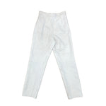 Load image into Gallery viewer, White Leather Cropped Pants
