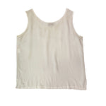 Load image into Gallery viewer, White Sleeveless Silk Blouse Top
