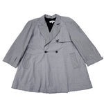 Load image into Gallery viewer, Christian Dior Vintage Gray Checkered Oversized Coat
