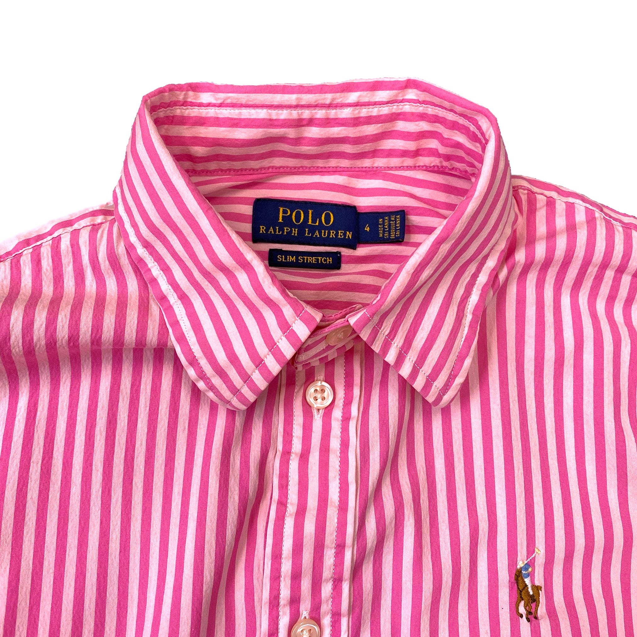 Polo by Ralph Lauren Pink Striped Shirt