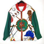 Load image into Gallery viewer, Colette Polo Bomber Jacket (size m)
