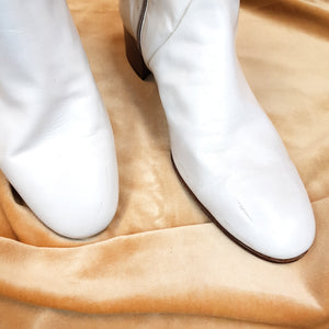 Tanino Crisci White Boots - Size 9 (43)