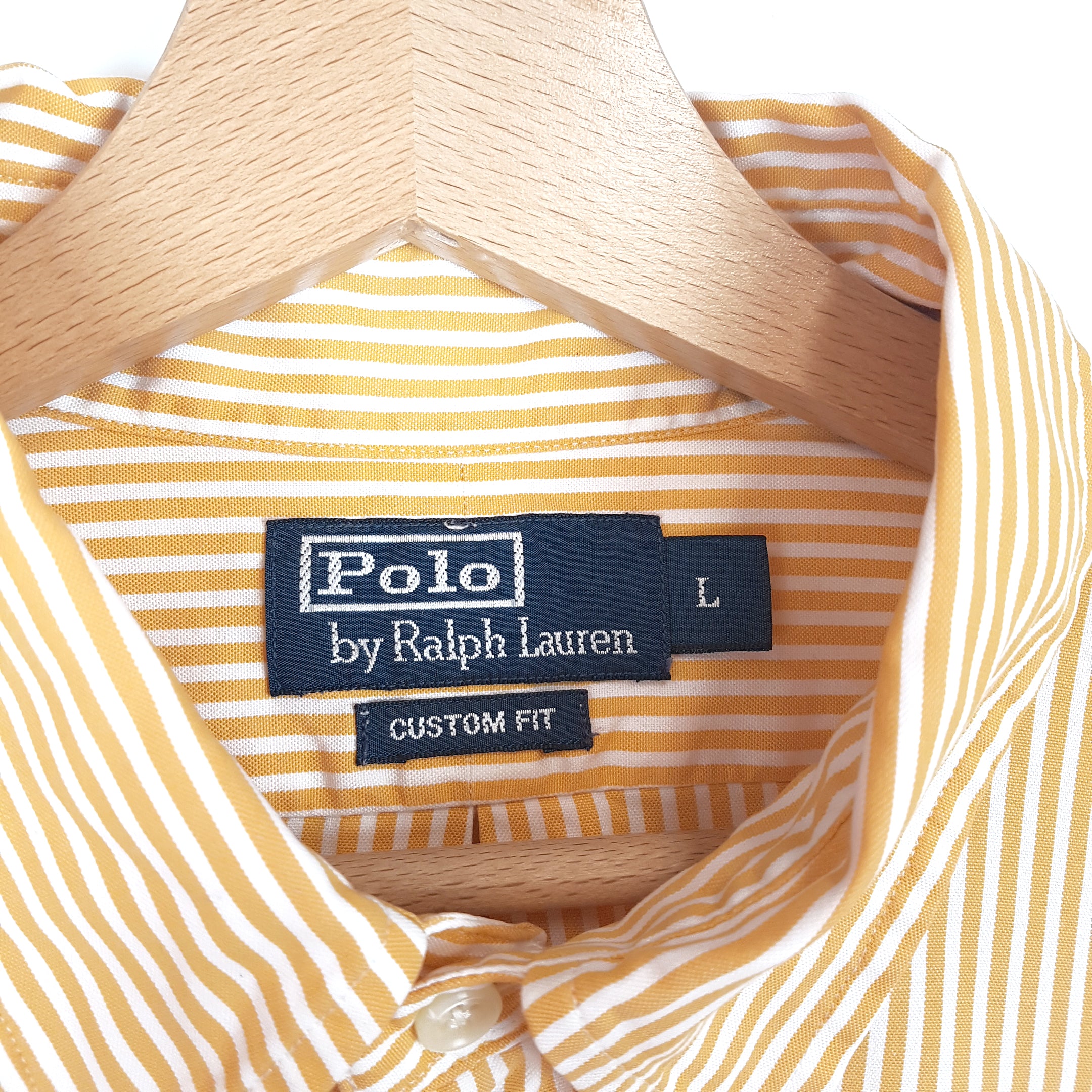 Polo by Ralph Lauren Striped Yellow Shirt