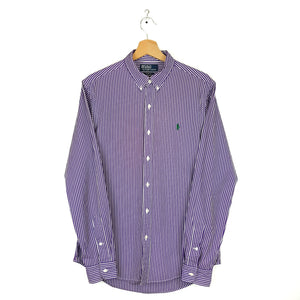 Polo by Ralph Lauren Striped Dark Purple Shirt