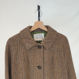 Feller's Harris Tweed Wool Coat