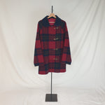 Load image into Gallery viewer, Blues Club Tartan Fireman Clasp Coat
