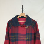 Load image into Gallery viewer, Blues Club Tartan Fireman Clasp Coat
