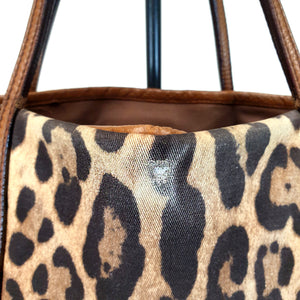 Dolce & Gabbana Leopard Shopper Bag