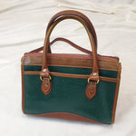 Load image into Gallery viewer, Dooney &amp; Bourke Green Leather Hand/Shoulderbag
