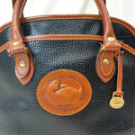 Load image into Gallery viewer, Dooney &amp; Bourke Black Leather Handbag
