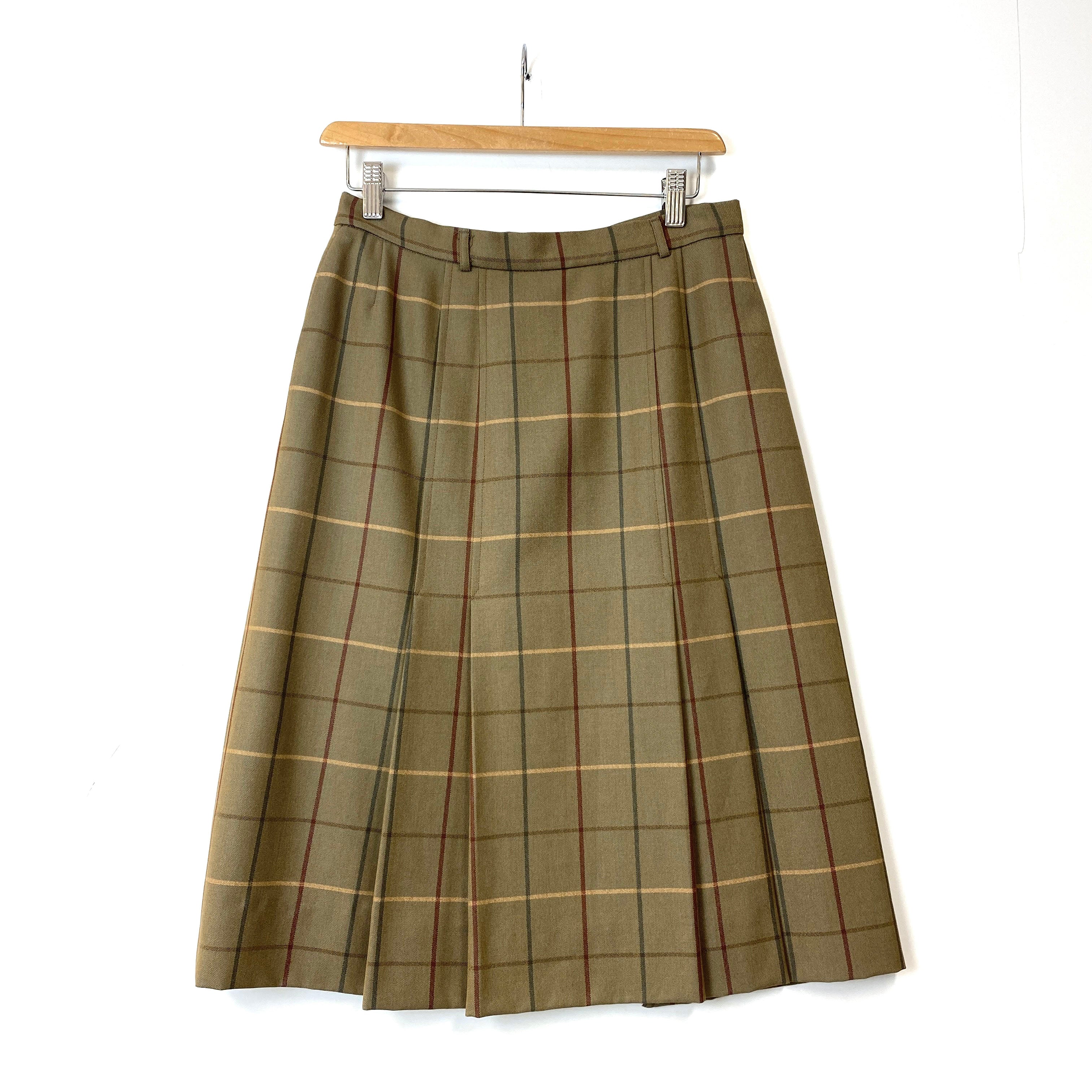 Burberrys Plaid Skirt