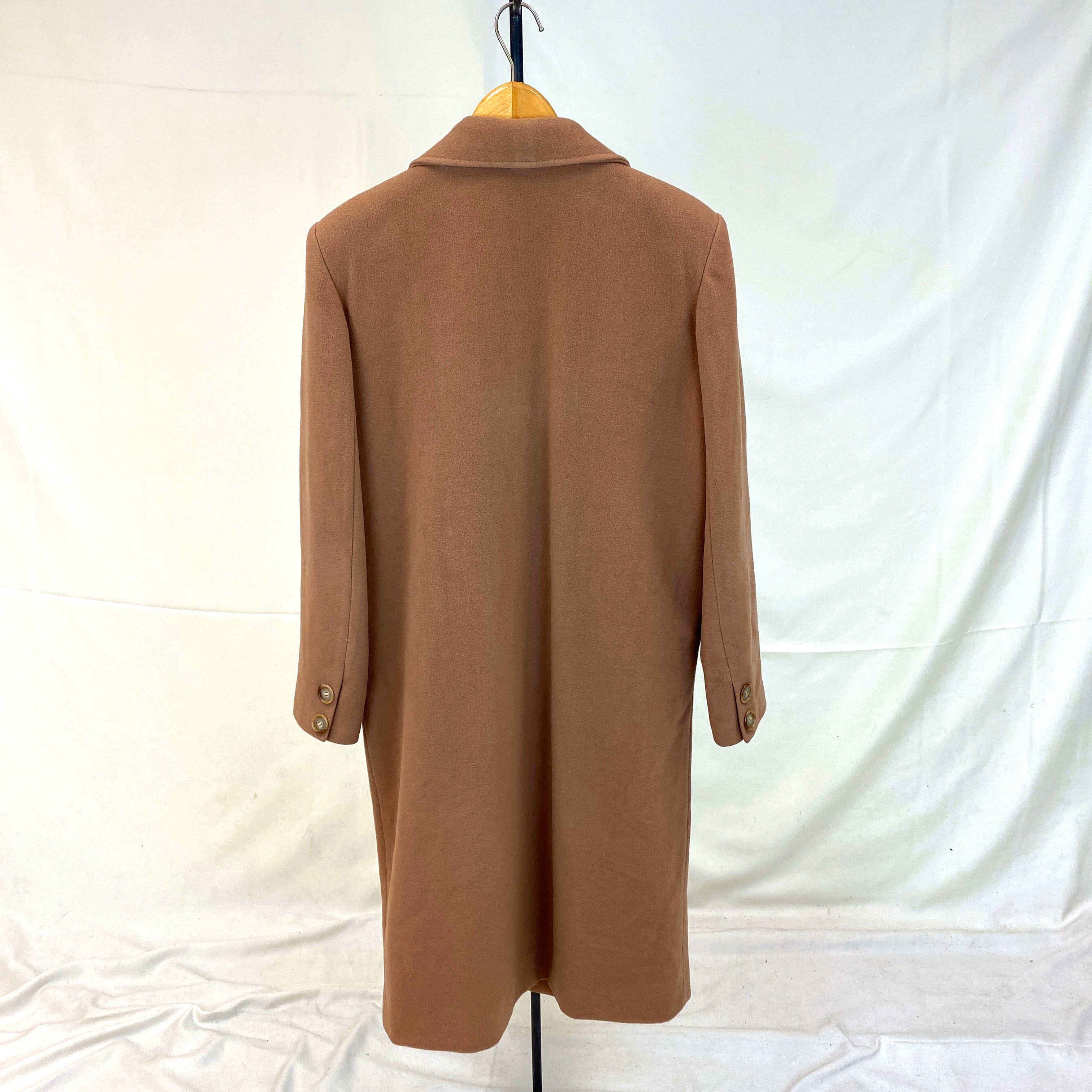 Trussardi Brown Wool Coat