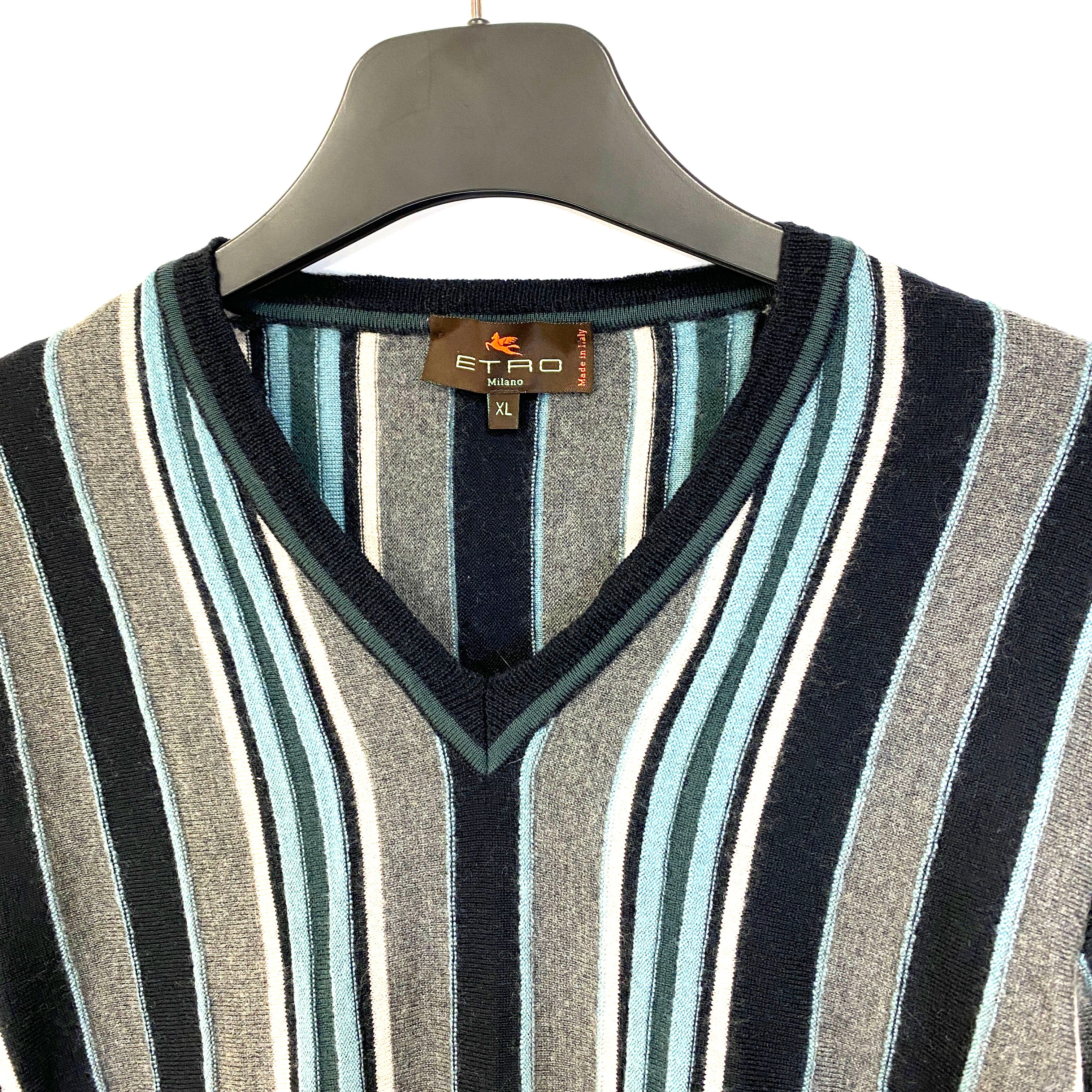 Etro Striped Multi-colour Cardigan