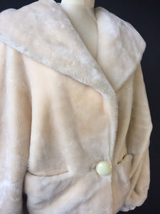 Ivory Faux Fur Coat