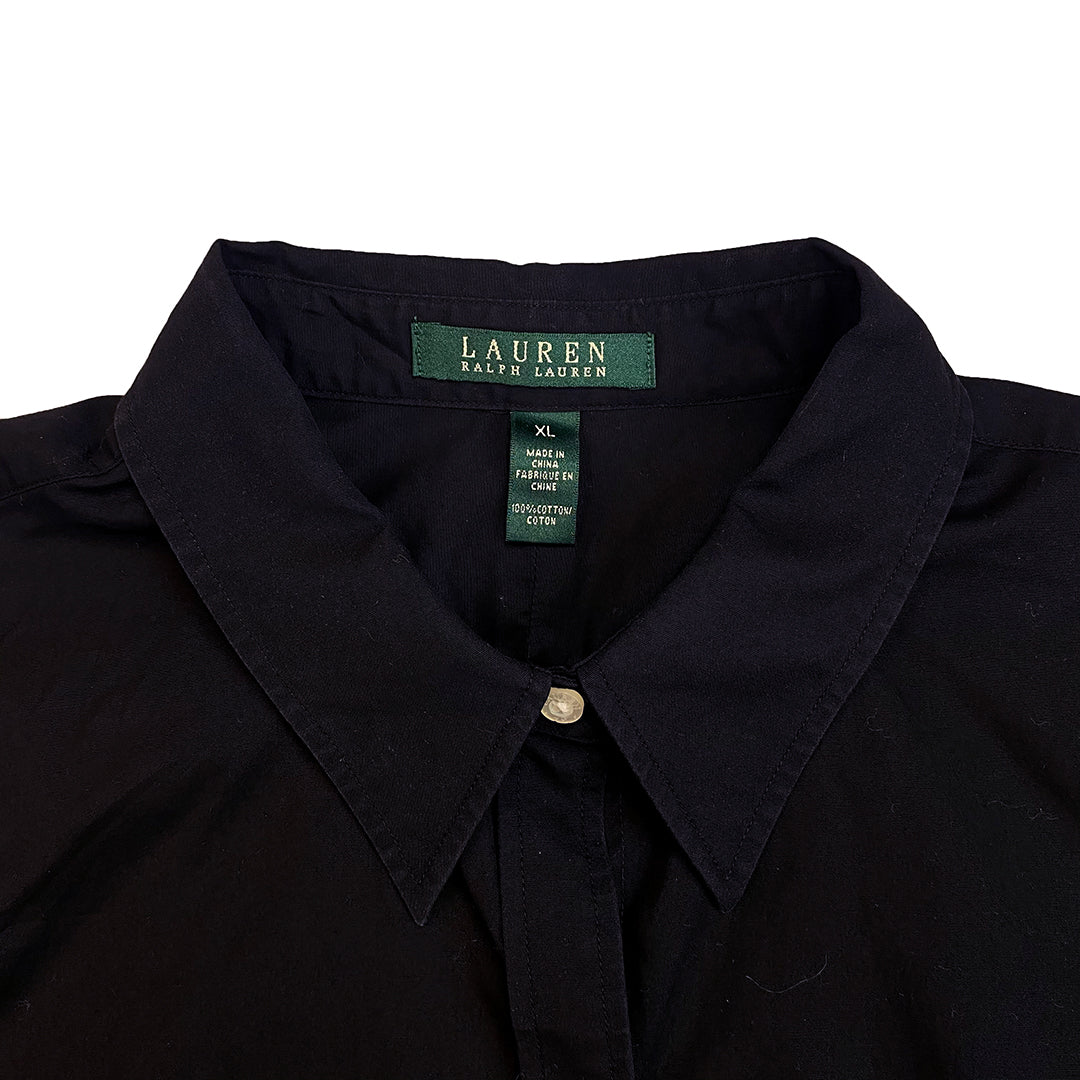 Lauren by Ralph Lauren Black Shirt
