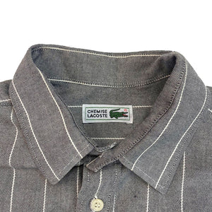 Lacoste Chemise Striped Gray Shirt
