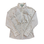 Load image into Gallery viewer, Lauren by Ralph Lauren Striped Ruffled Blouse
