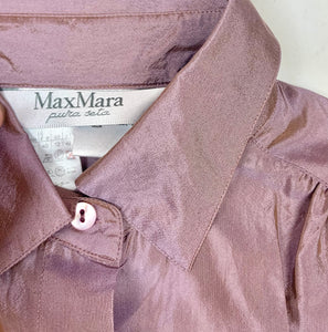 MaxMara Tafetta silk blouse