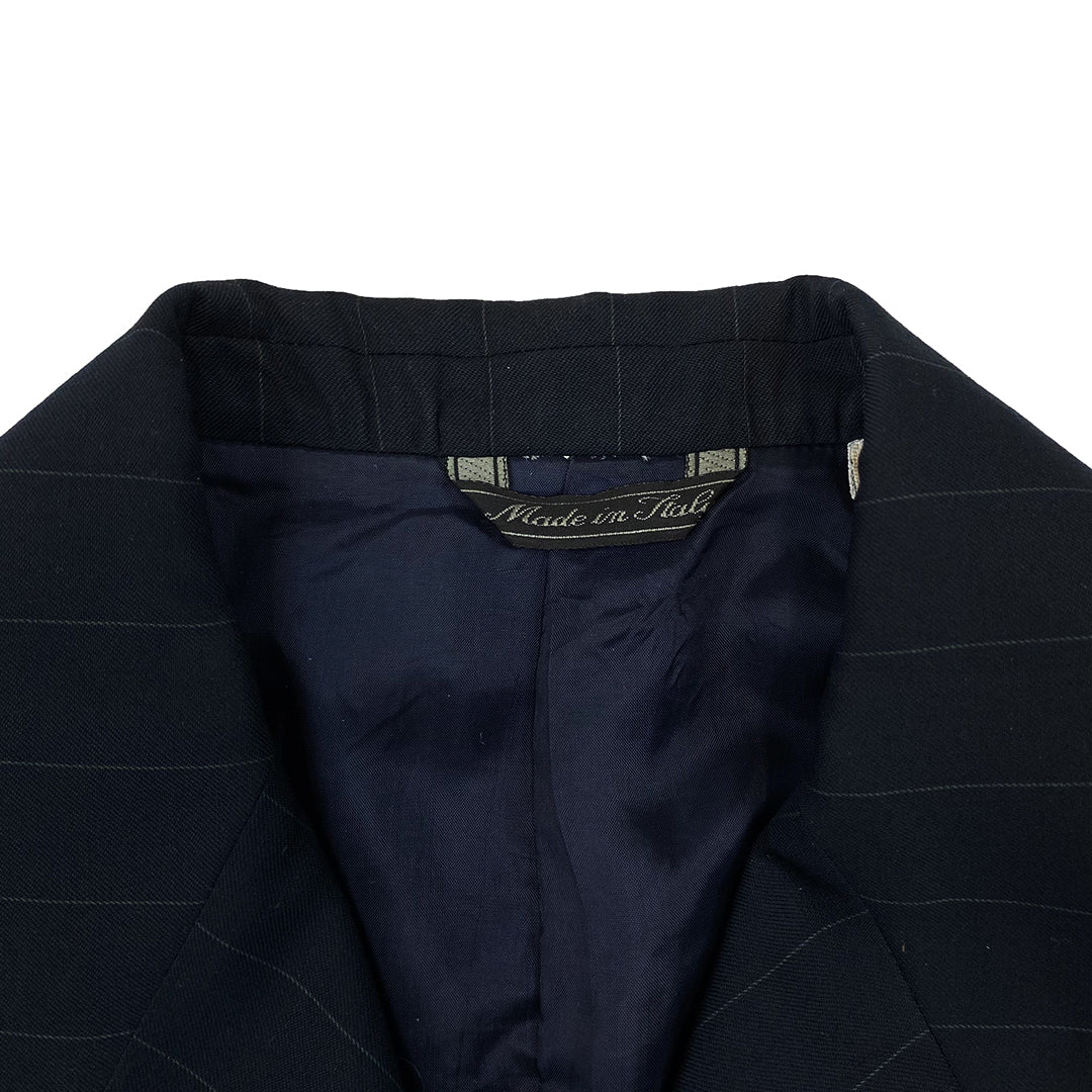 Gianni Versace Black Pinstripe Blazer