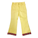 Load image into Gallery viewer, Yellow 70&#39;s Wide Leg Flare Pants
