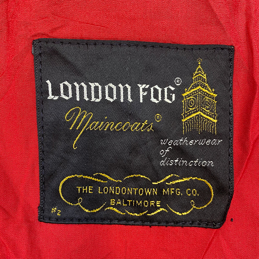 London Fog Maincoats Black Trench Coat