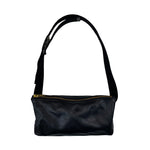 Load image into Gallery viewer, Emily Bordner Black Leather Shoulder Bum Bag
