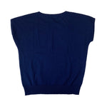 Load image into Gallery viewer, Pierre Cardin Dark Blue Wool T-shirt Top
