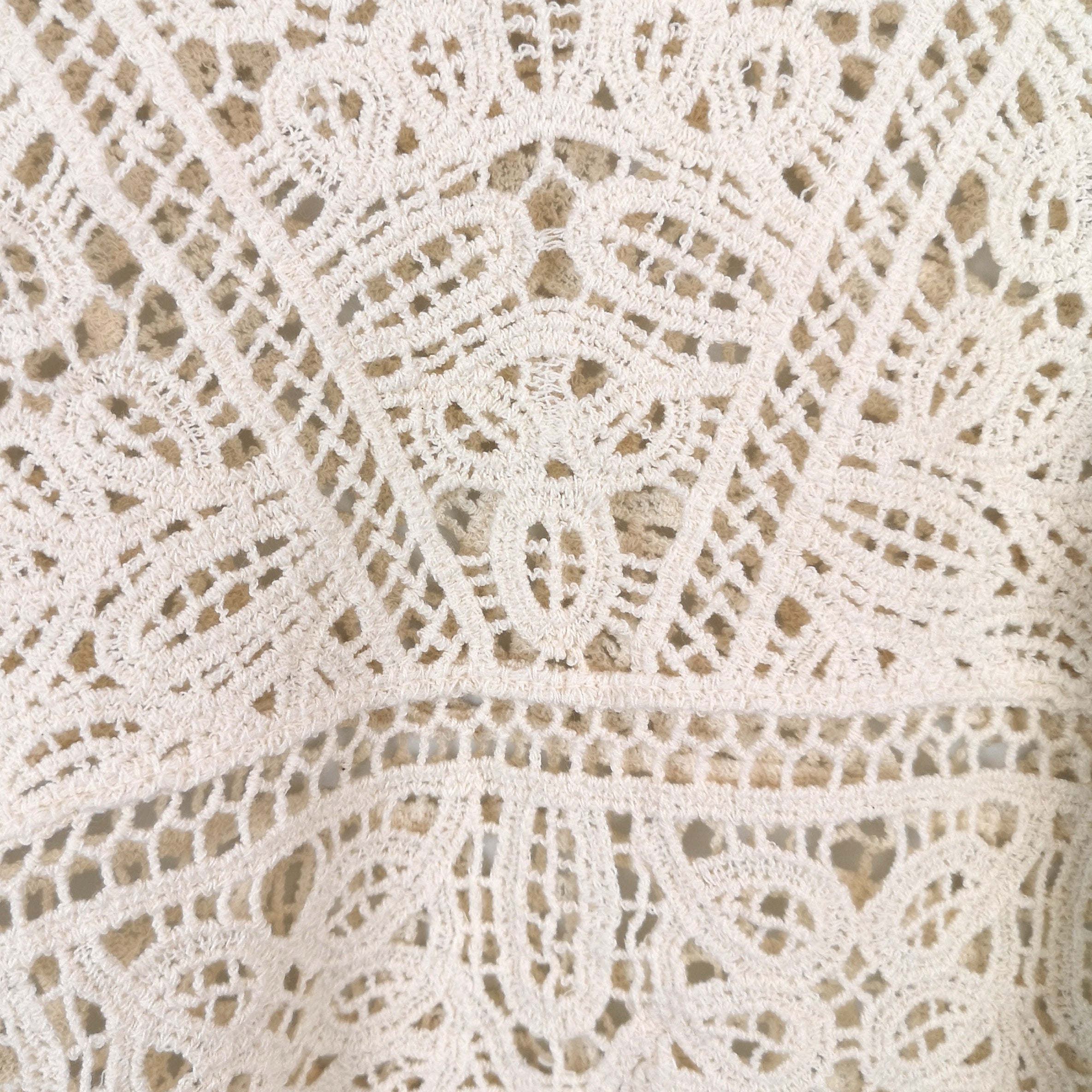 White Sleeveless Crochet Top