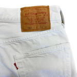 Load image into Gallery viewer, Levi&#39;s 501 Straight Leg White Jeans
