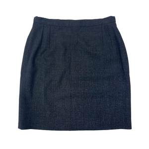Max & Co A-Line Grey Wool Mini Skirt
