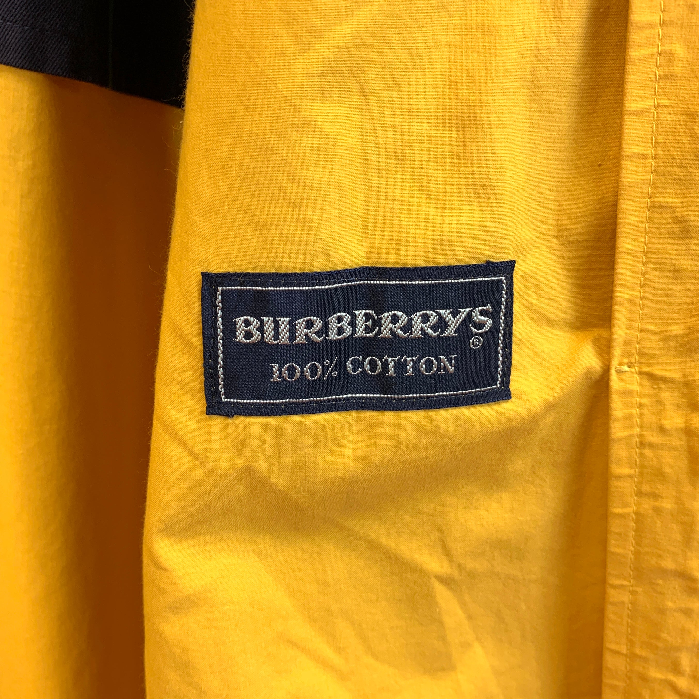 Burberry Rare Yellow Trench Coat