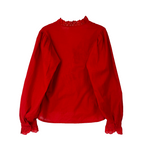 Load image into Gallery viewer, Alpe Trachtenmoden Red Button-up Blouse
