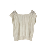 Load image into Gallery viewer, White Crochet Knitted Top

