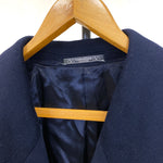 Load image into Gallery viewer, Valentino Couture Navy Wool Coat
