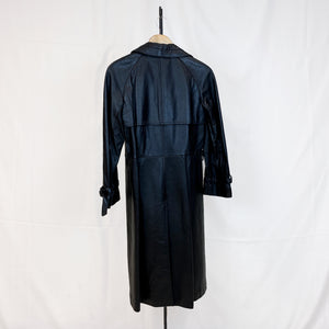 Stadick Black Leather Coat