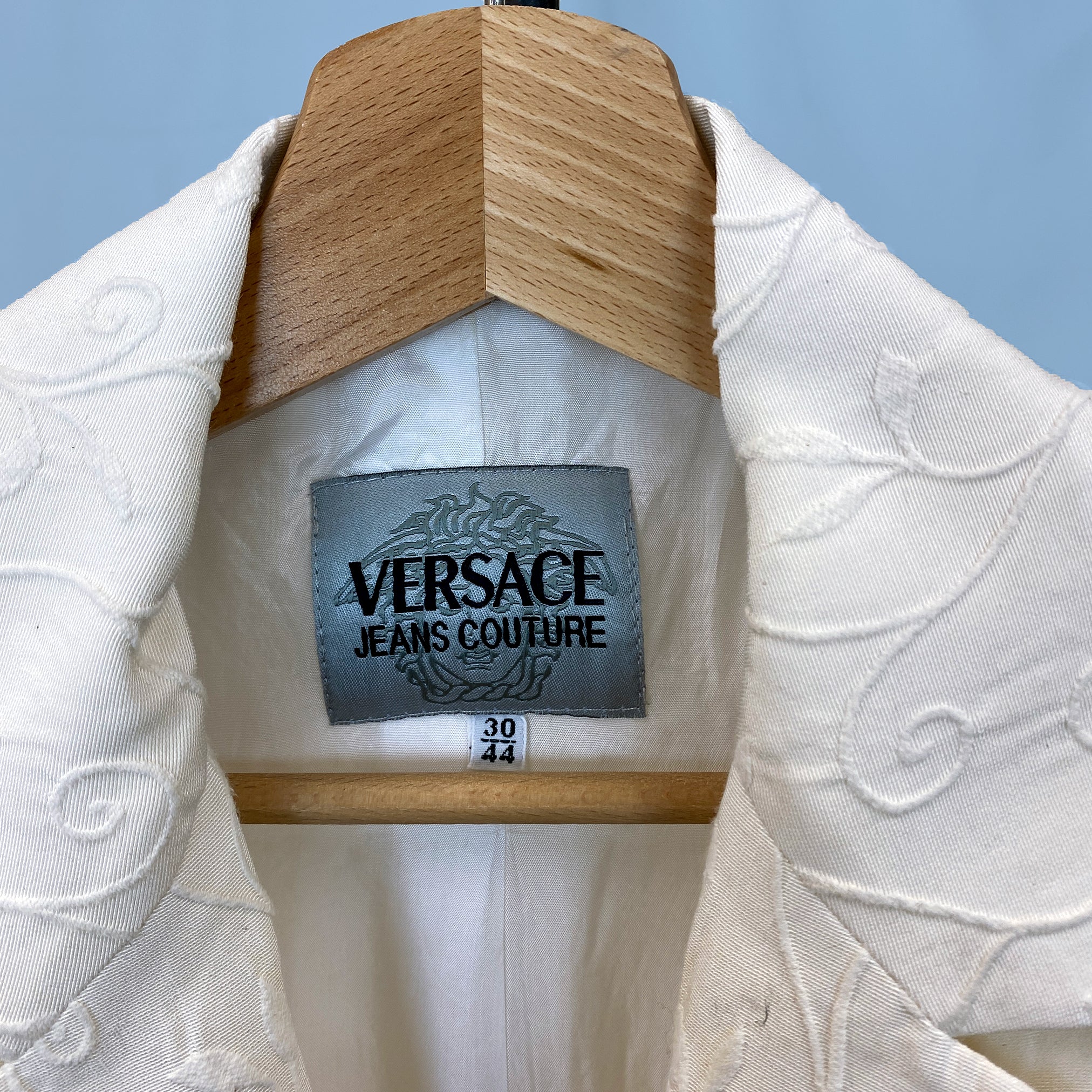 Versace Jeans Couture White Blazer