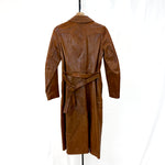 Load image into Gallery viewer, Brown Leather Coat
