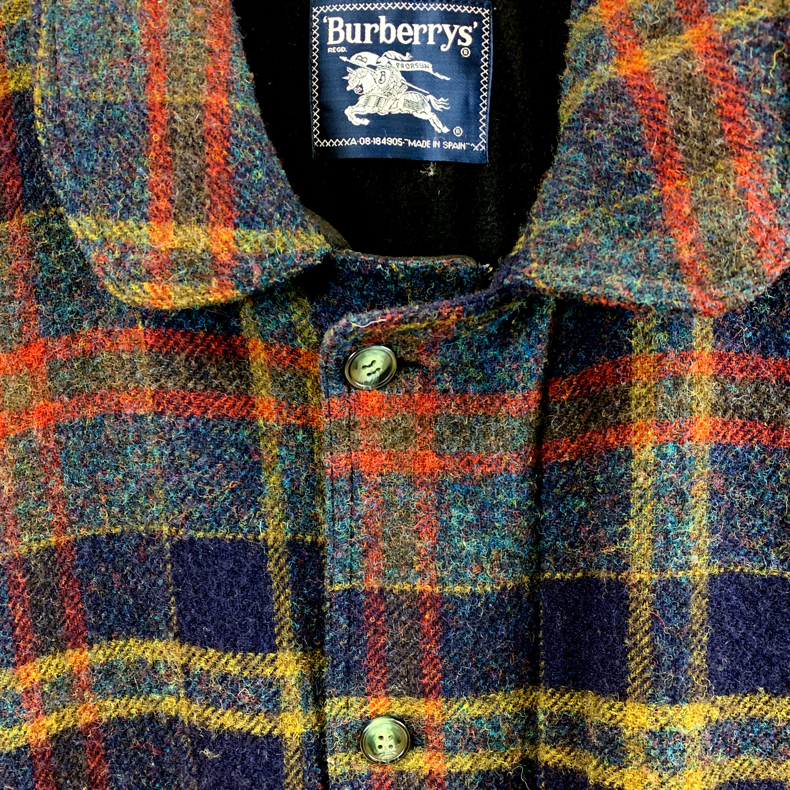 Burberry Tartan Wool Coat/Jacket