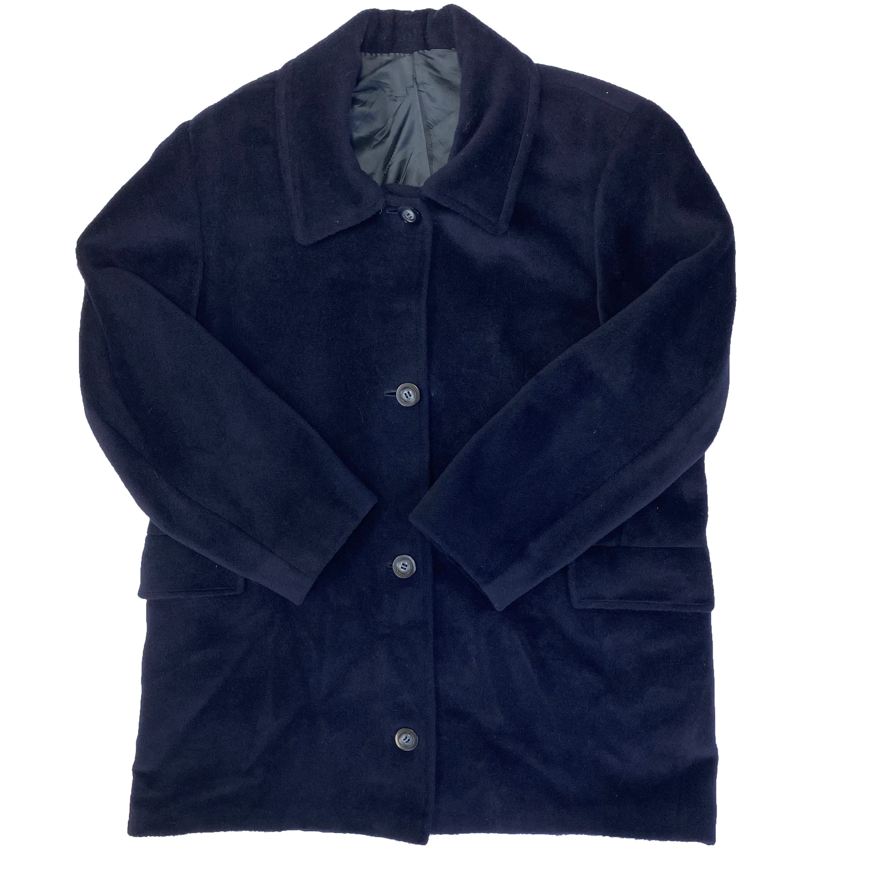 Max Mara Dark Blue Wool Coat