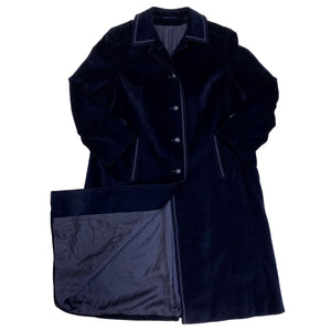 Corduroy Dark Blue Coat