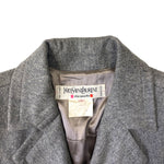Load image into Gallery viewer, Yves Saint Laurent Grey Wool Coat
