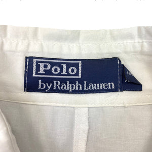Polo by Ralph Lauren White Button-up Vest