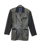 Load image into Gallery viewer, Jean Paul Gaultier Vintage Black Leather Blazer
