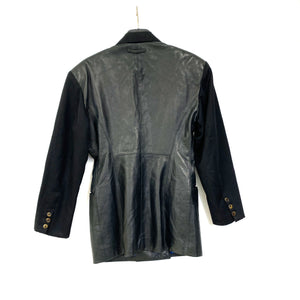 Jean Paul Gaultier Vintage Black Leather Blazer