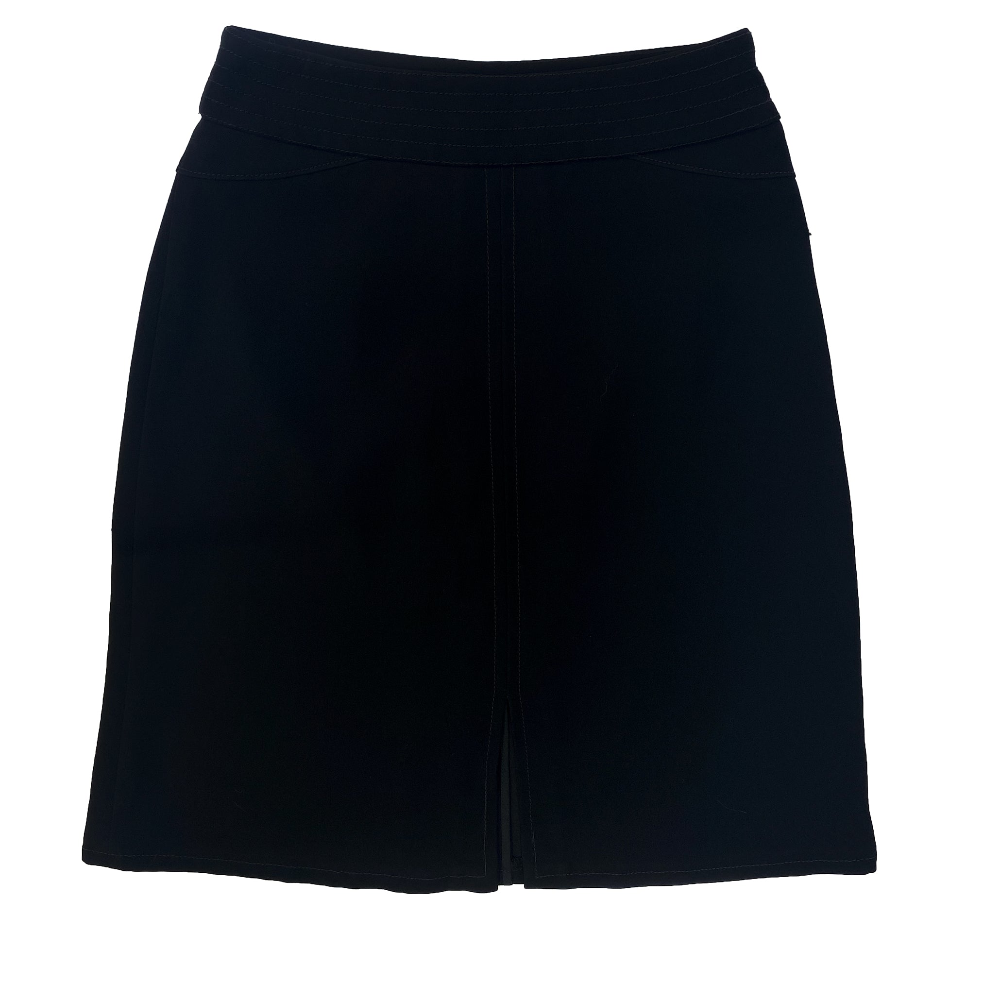 Louis Vuitton Black A-Line Skirt